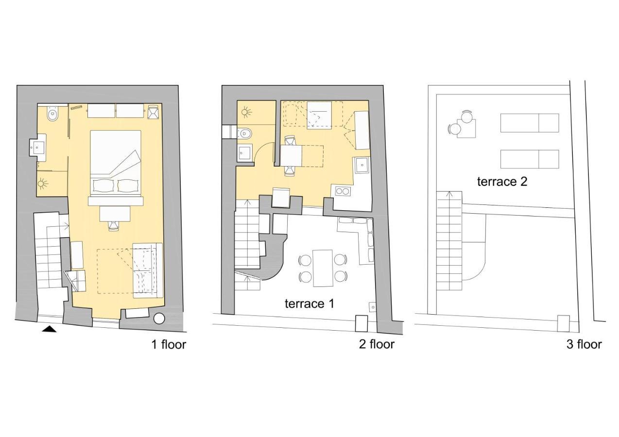 דירות Ostuni Style - 2 Terraces With Sea Views מראה חיצוני תמונה
